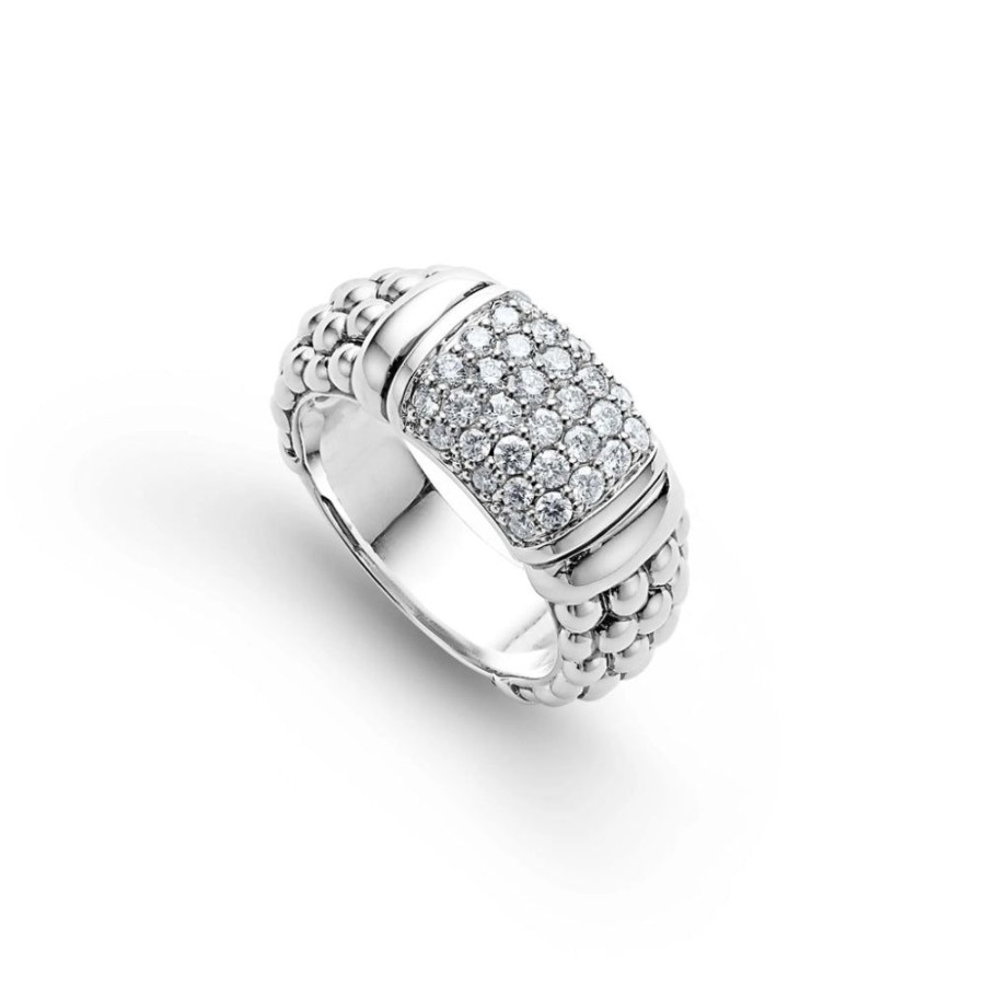 Jewelry Lagos | Lagos 9Mm Caviar Diamond Ring