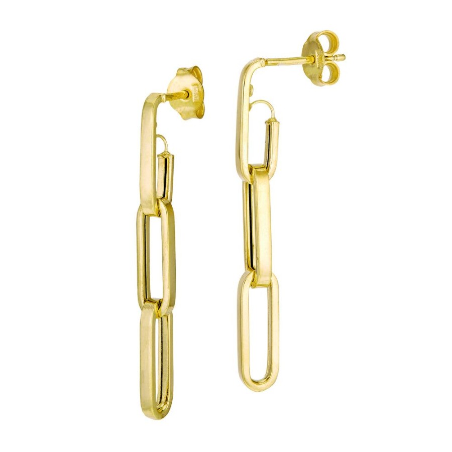 Jewelry Smyth Jewelers | 14Y Gold Paperclip Link Earrings