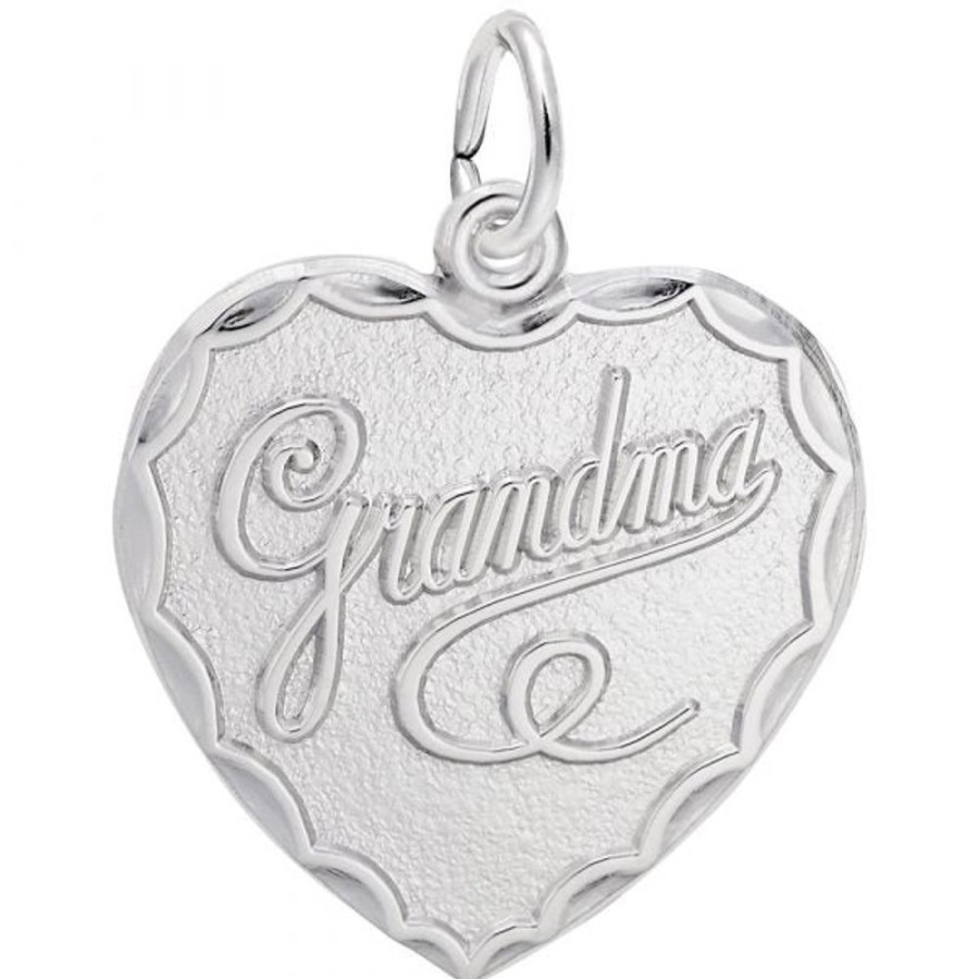 Jewelry Rembrandt | Sterling Silver Grandma Disc Charm