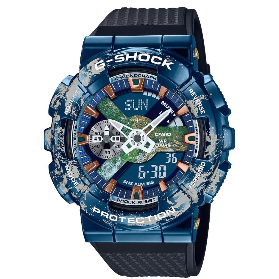 Timepieces G-SHOCK | G-Shock 110 Series Analog-Digital Earth Watch