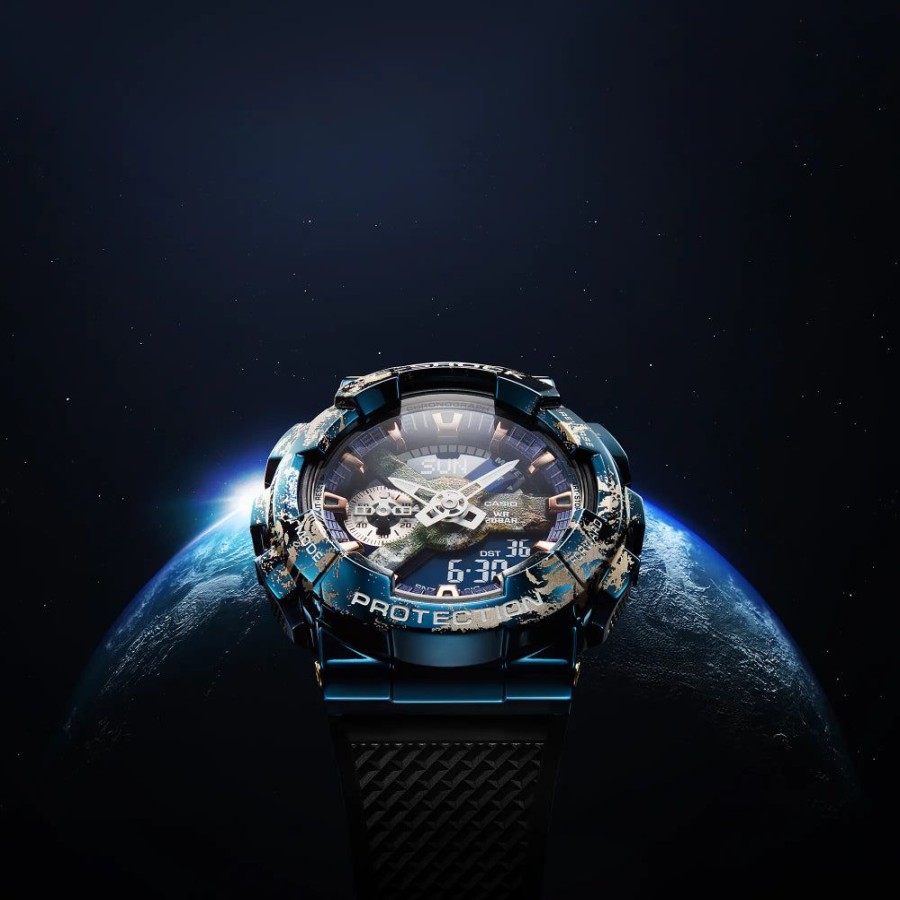 Timepieces G-SHOCK | G-Shock 110 Series Analog-Digital Earth Watch