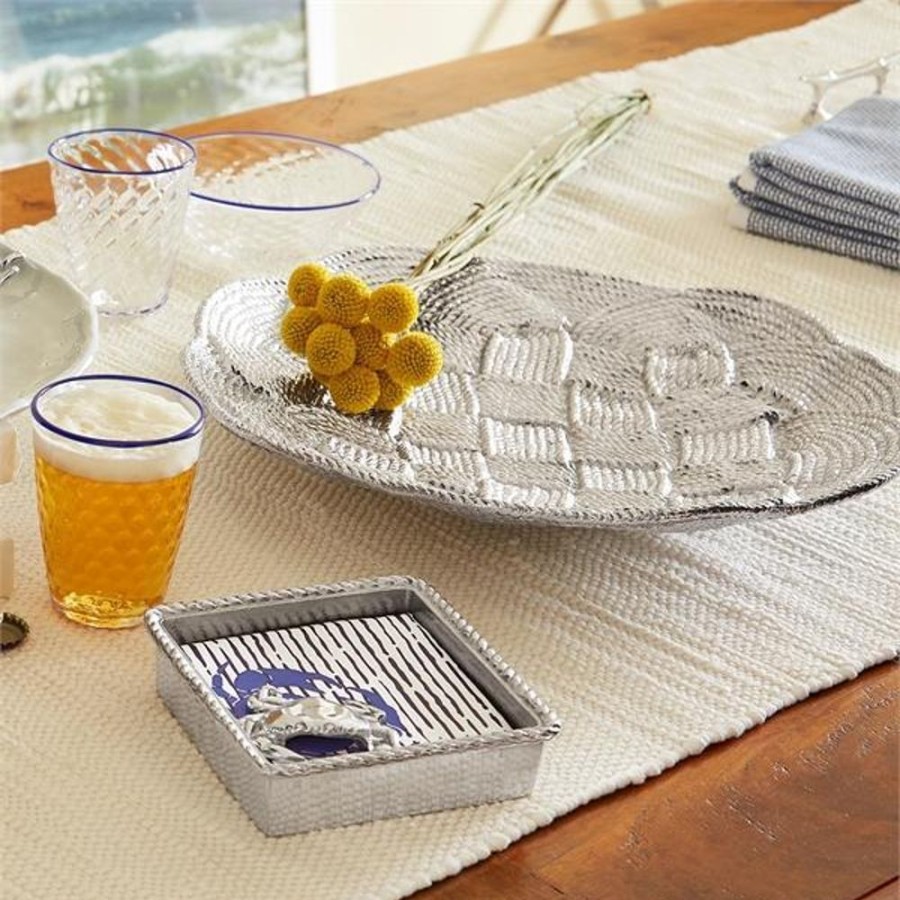 Gifts Mariposa | Mariposa Crab Rope Napkin Box