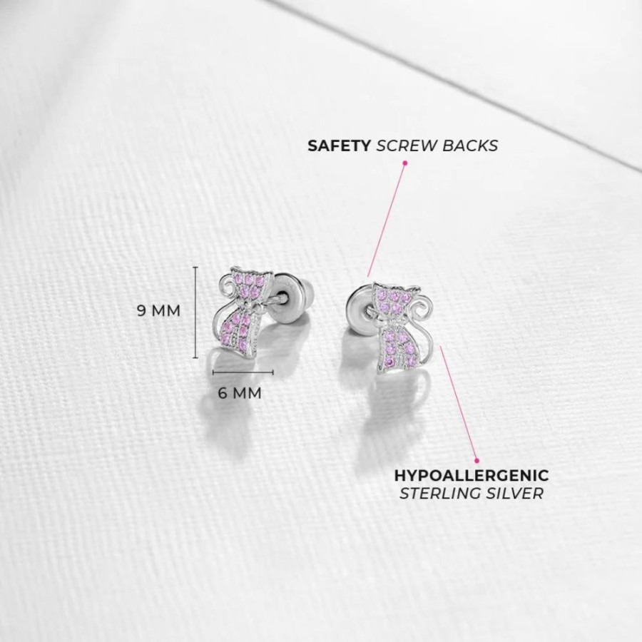 Gifts Smyth Jewelers | Sassy Kitty Cat Girl Earrings