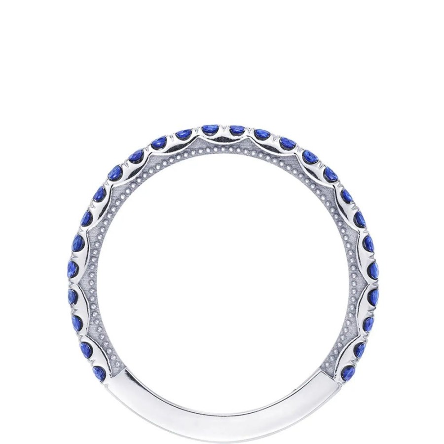 Jewelry Tacori | Tacori Sculpted Crescent String Of Sapphires Ring