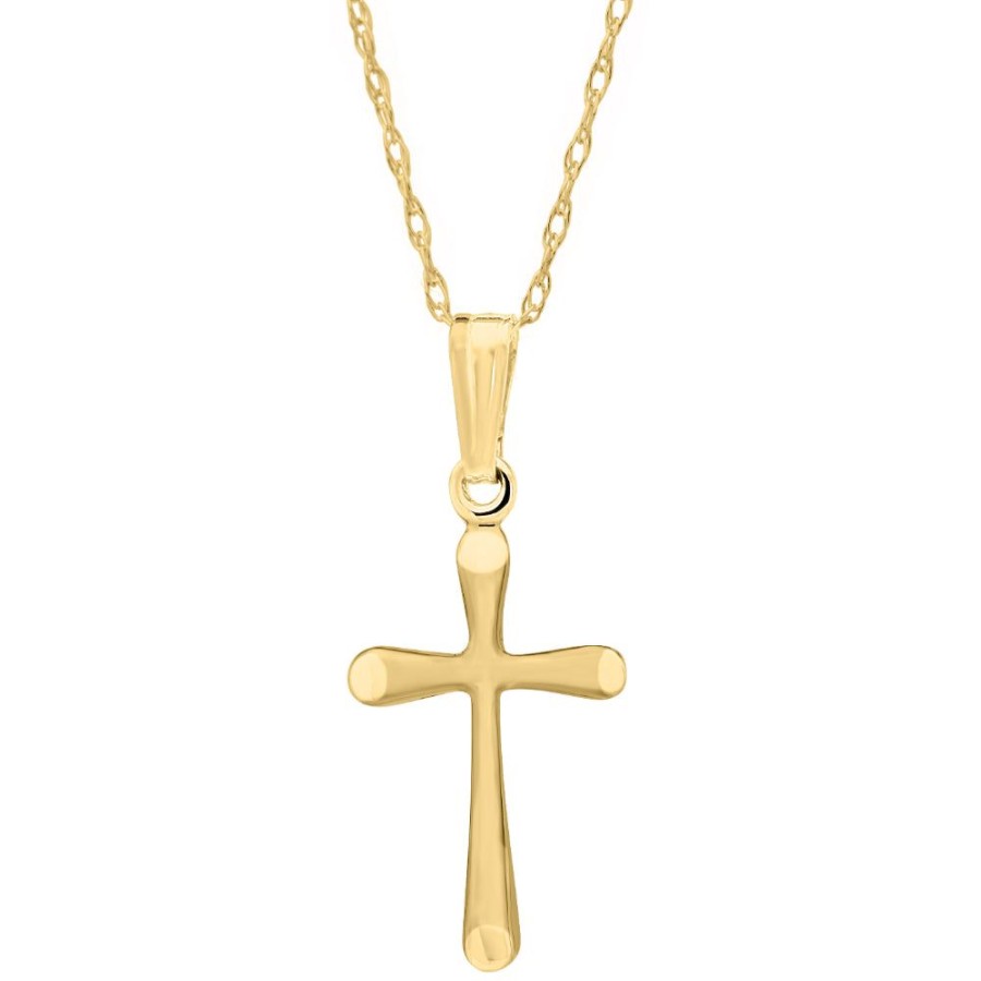 Jewelry Smyth Jewelers | 14K Children'S Petite Cross Necklace