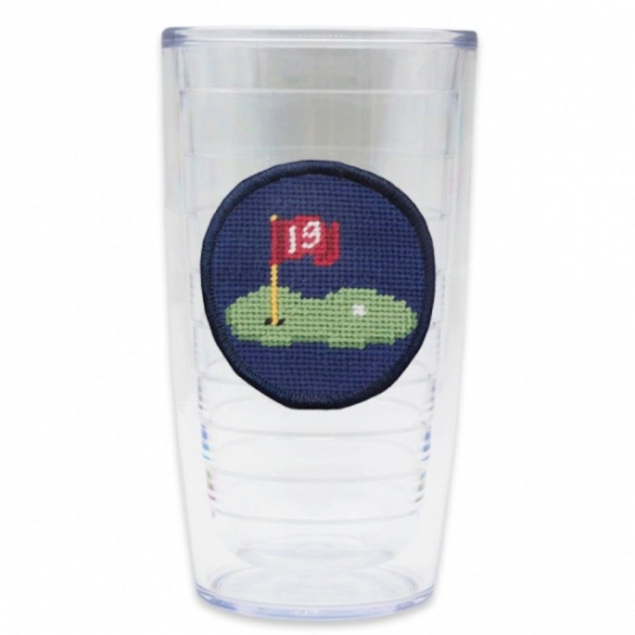 Gifts Smathers u0026 Branson | Smathers & Branson 19Th Hole Needlepoint Tumbler