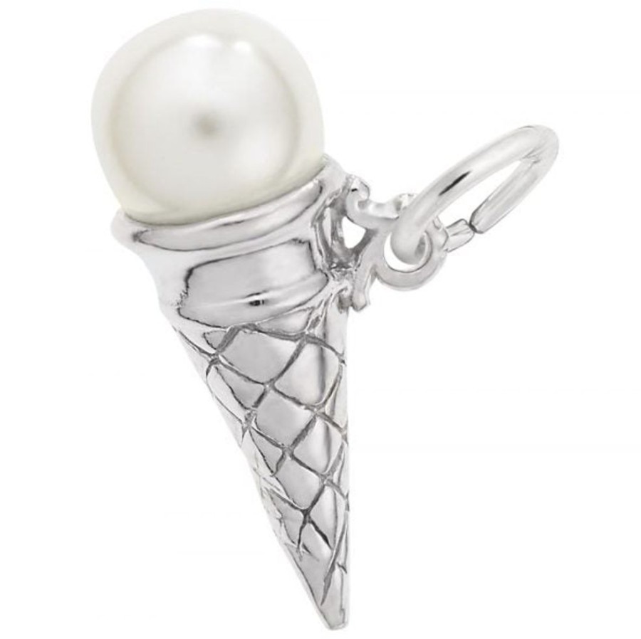 Jewelry Rembrandt | Sterling Silver Ice Cream Cone Charm