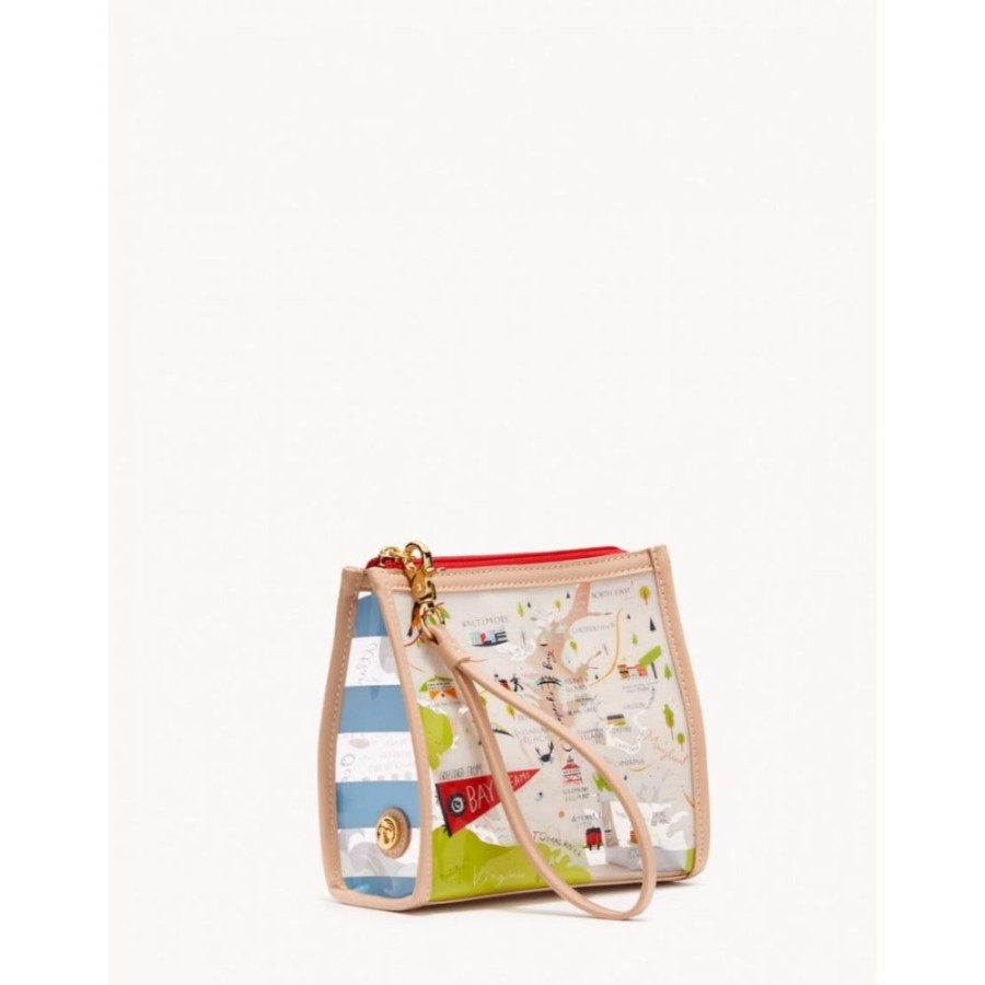 Gifts Spartina | Spartina Bay Dreams Clear Beach Wristlet