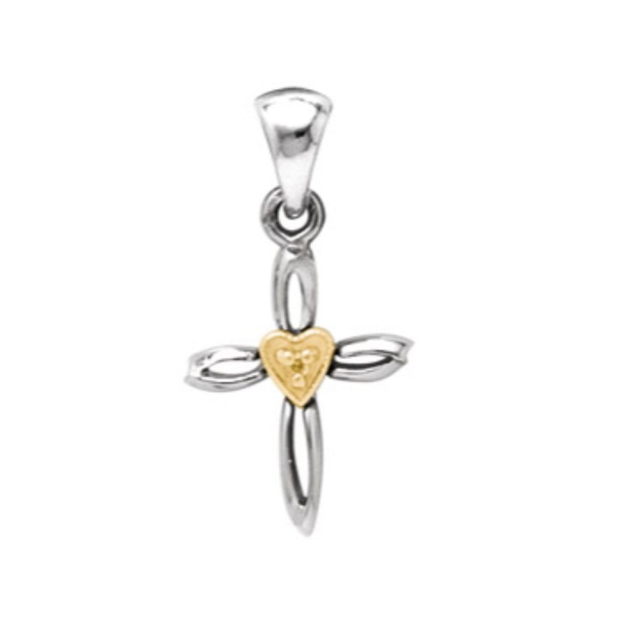 Jewelry Smyth Jewelers | Children'S Cross Necklace With Diamond