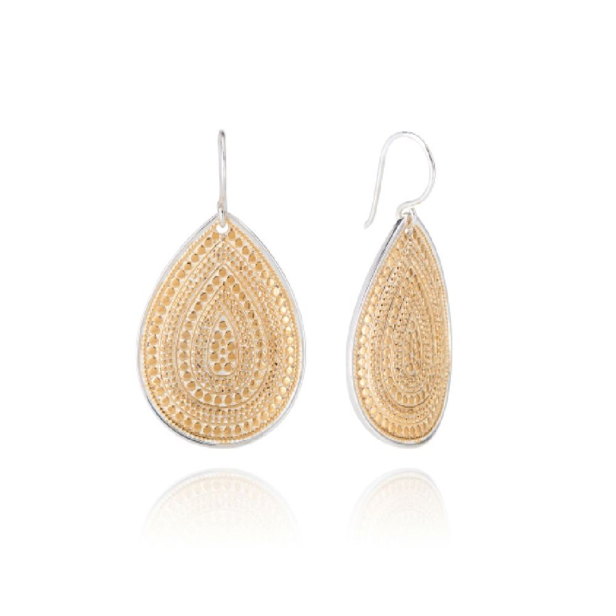 Jewelry Anna Beck | Anna Beck Classic Large Dotted Teardrop Earrings