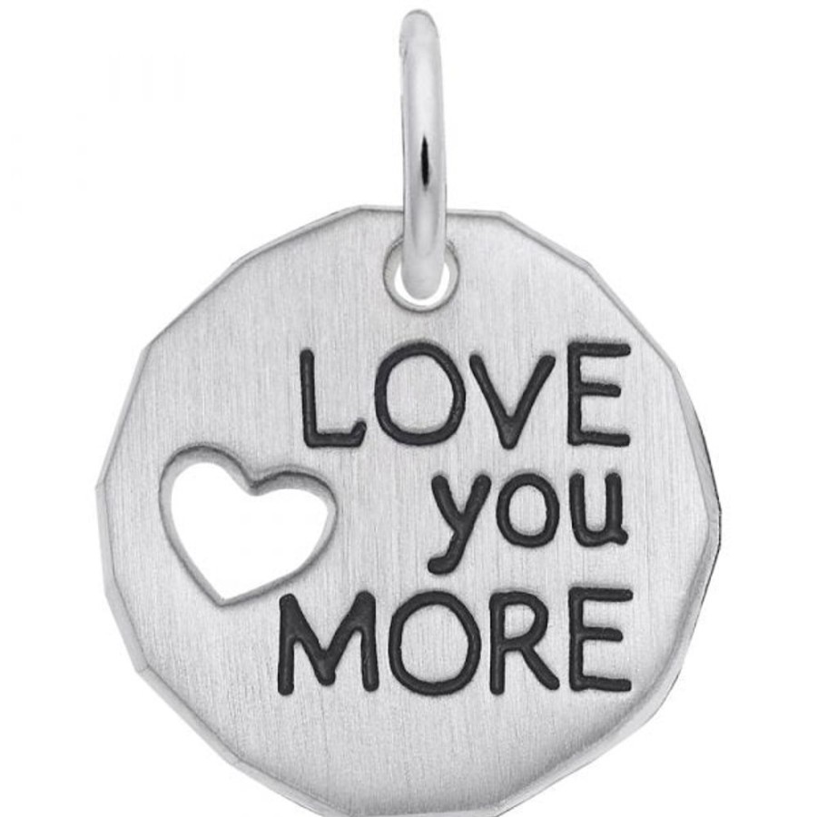 Jewelry Rembrandt | Sterling Silver Love You More Charm