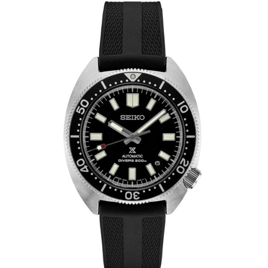 Timepieces Seiko | Seiko Prospex Collection 41Mm Automatic Divers Watch - Black/Black