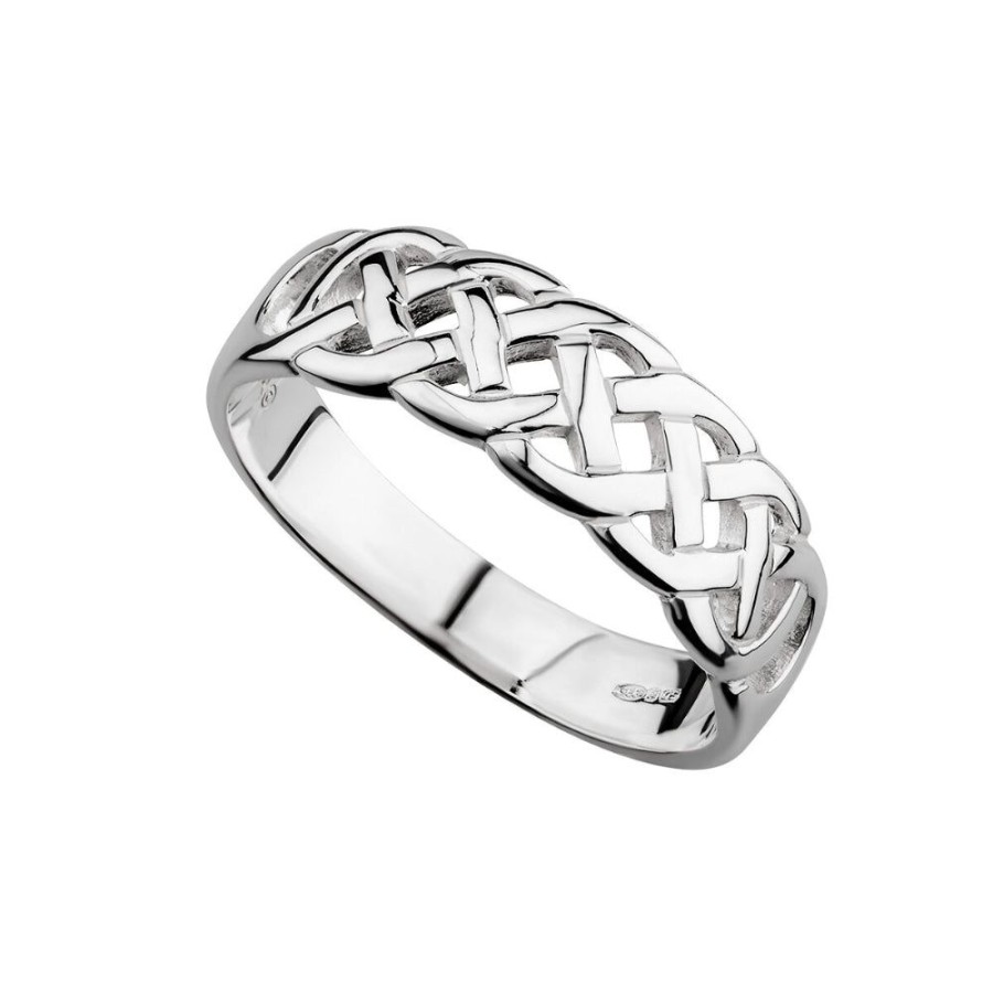 Jewelry Smyth Jewelers | Ladies Sterling Silver Celtic Woven Ring