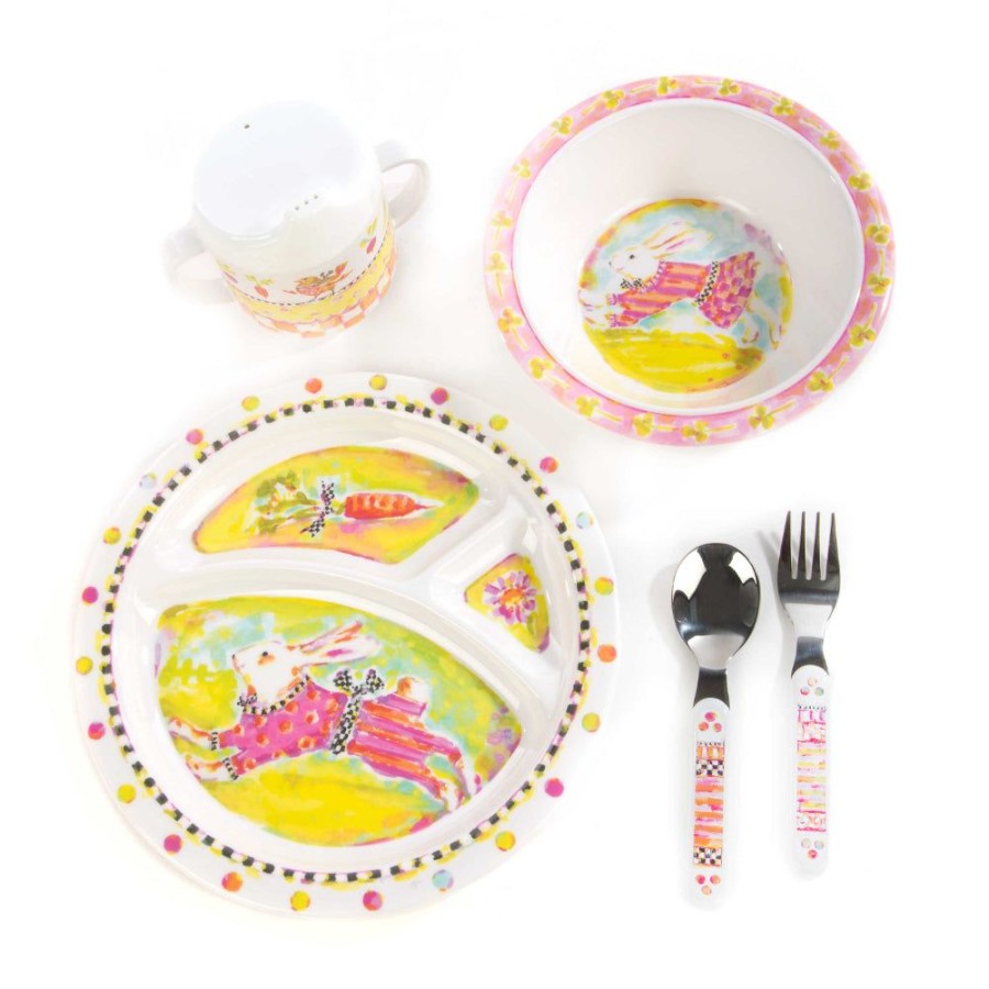 Gifts MacKenzie-Childs | Mackenzie-Childs Toddler'S Dinnerware Set - Bunny