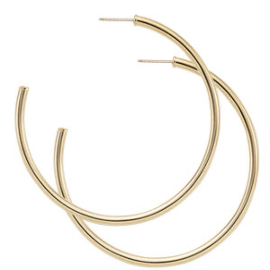 Jewelry Smyth Jewelers | 14K Yellow Gold Hoop Earrings