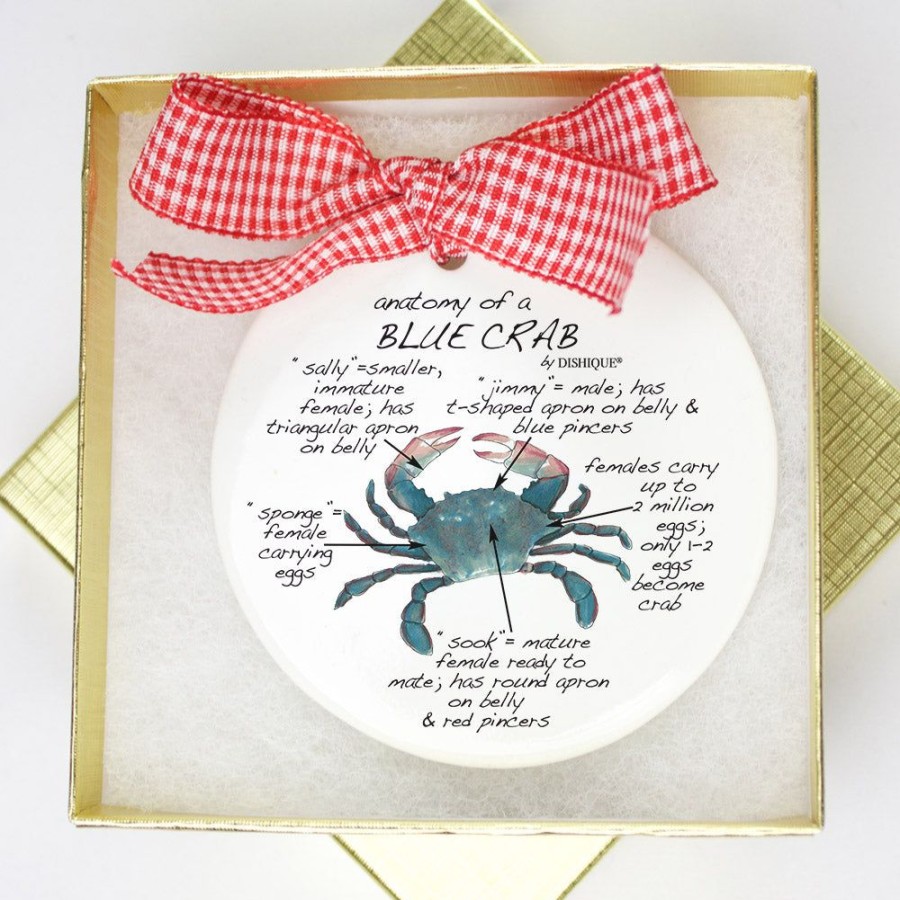 Gifts Dishique | Dishique Blue Crab Anatomy