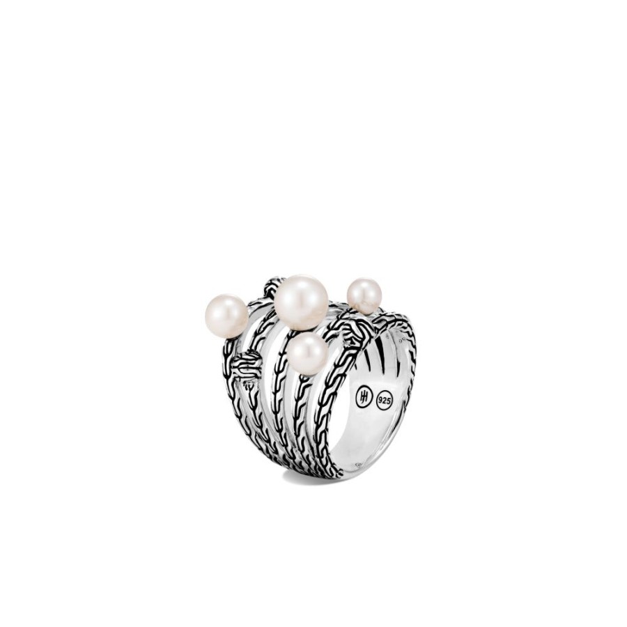 Jewelry John Hardy | John Hardy Classic Chain Freshwater Pearl Ring