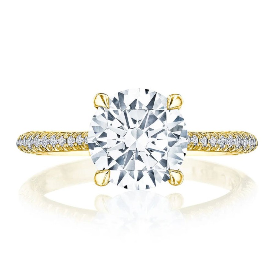 Jewelry Tacori | Tacori Founder'S Collection 18Ky Round Solitaire Engagement Ring