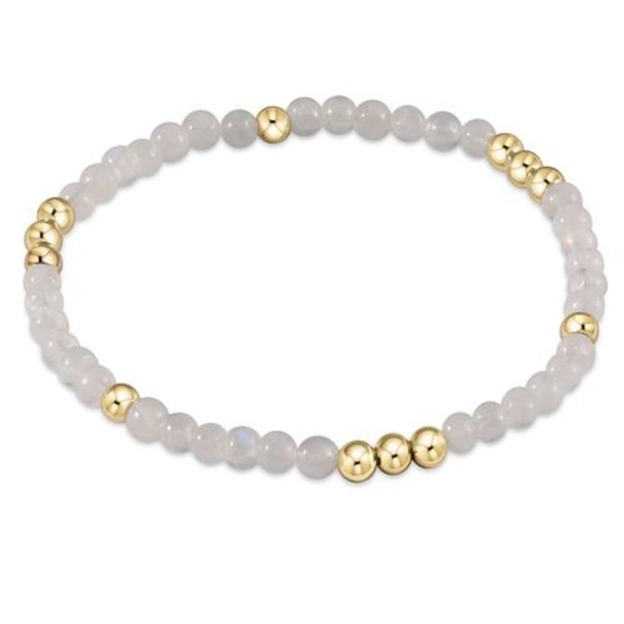 Jewelry enewton | Enewton Worthy Pattern 4Mm Bead Bracelet - Assorted Gemstone