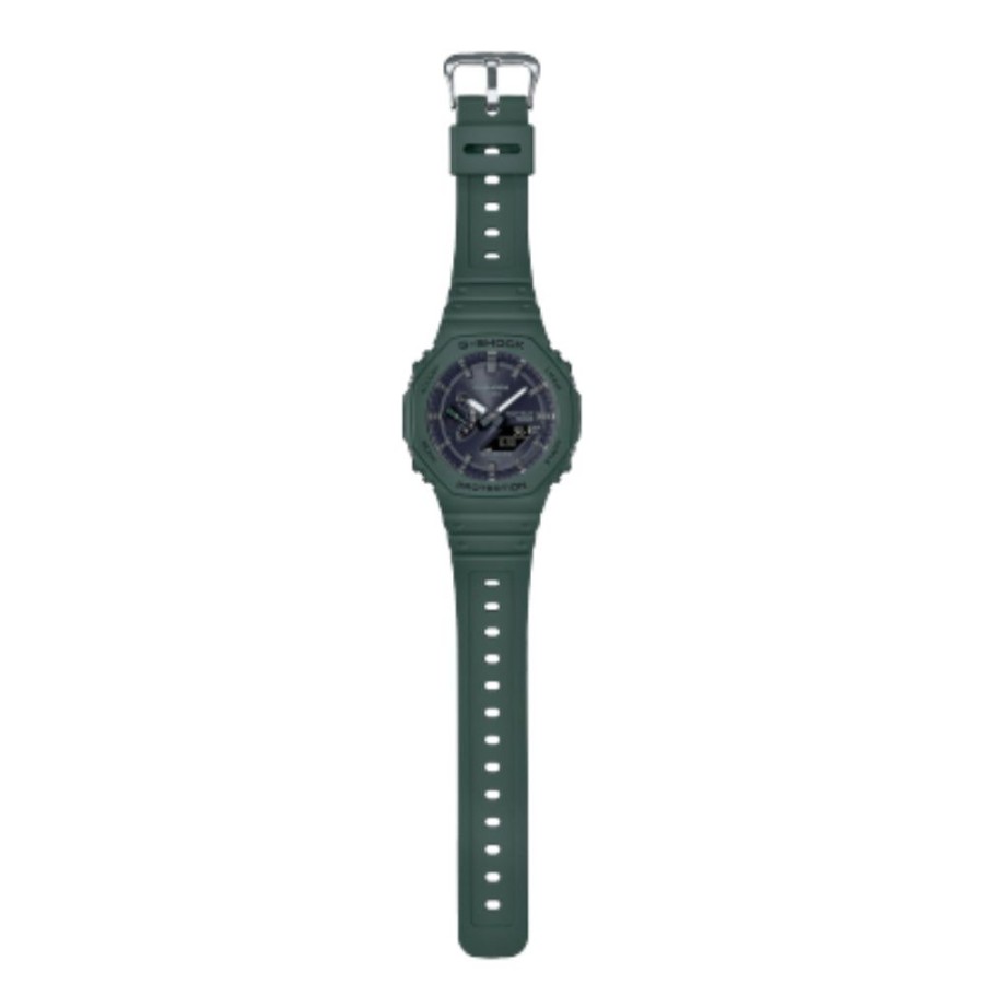 Timepieces G-SHOCK | G-Shock Analog Digital Solar Green Gab2100-3A