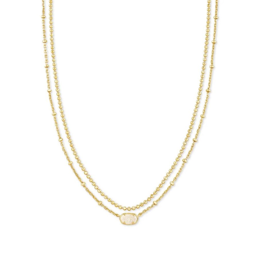 Jewelry Kendra Scott | Kendra Scott Emilie Multi Strand Necklace In Drusy