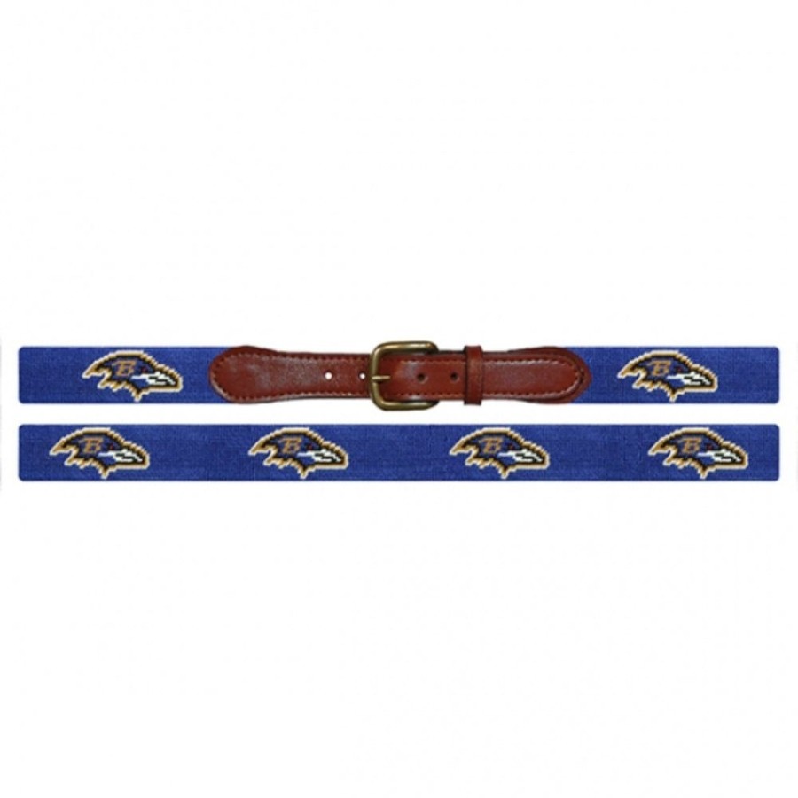 Gifts Smathers u0026 Branson | Smathers & Branson Ravens Needlepoint Belt