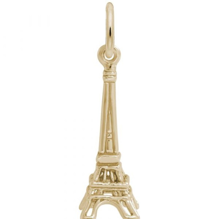 Jewelry Rembrandt | 14K Yellow Gold Eiffel Tower Charm