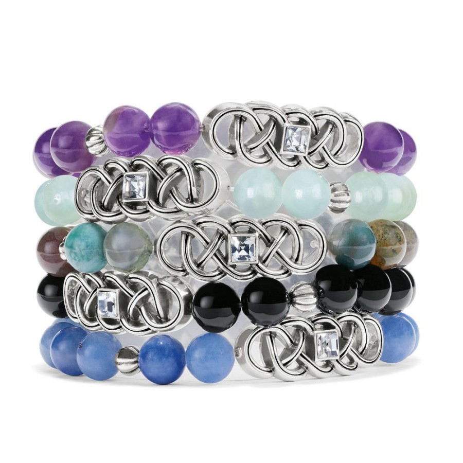 Jewelry Brighton | Brighton Interlock Lustre Stretch Bracelet