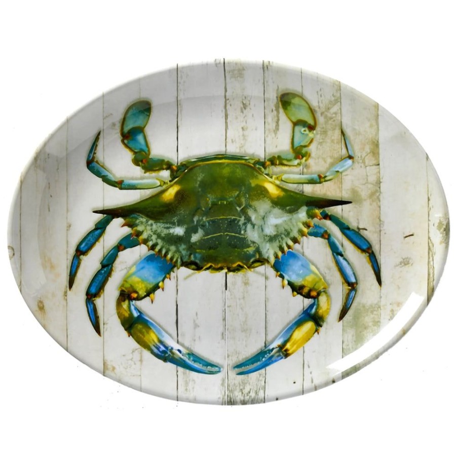 Gifts Galleyware | Galleyware Blue Crab - 16" Platter