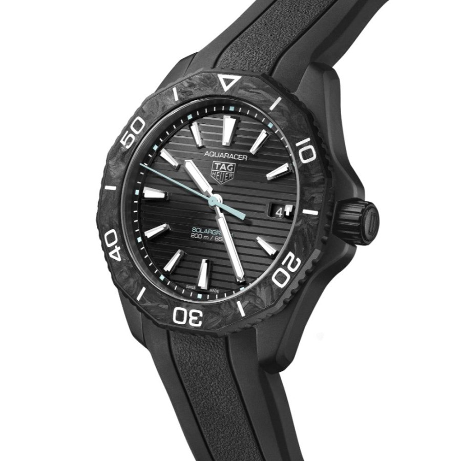 Timepieces TAG Heuer | Tag Heuer 40Mm Aquaracer Professional 200 Solargraph - Black