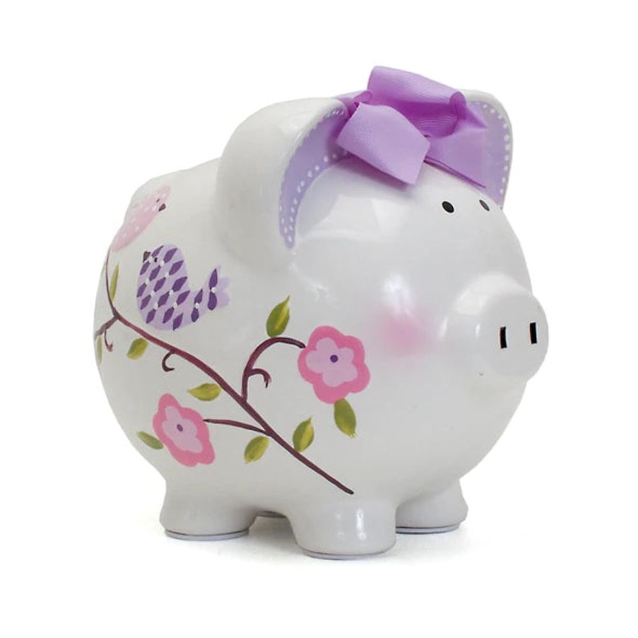 Gifts Smyth Jewelers | Child To Cherish Ceramic Paper Bird Piggy Bank