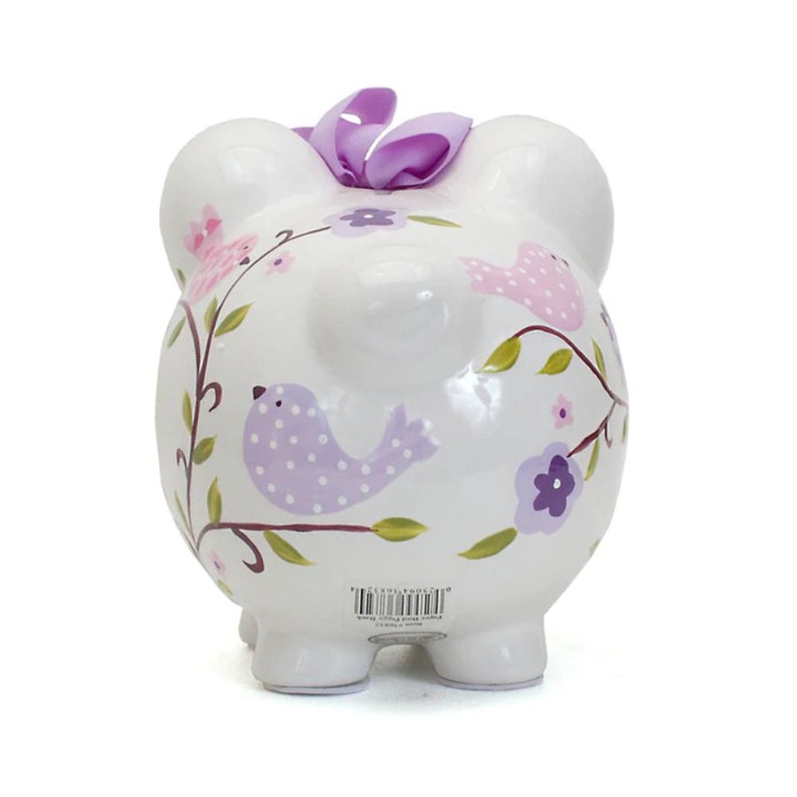 Gifts Smyth Jewelers | Child To Cherish Ceramic Paper Bird Piggy Bank