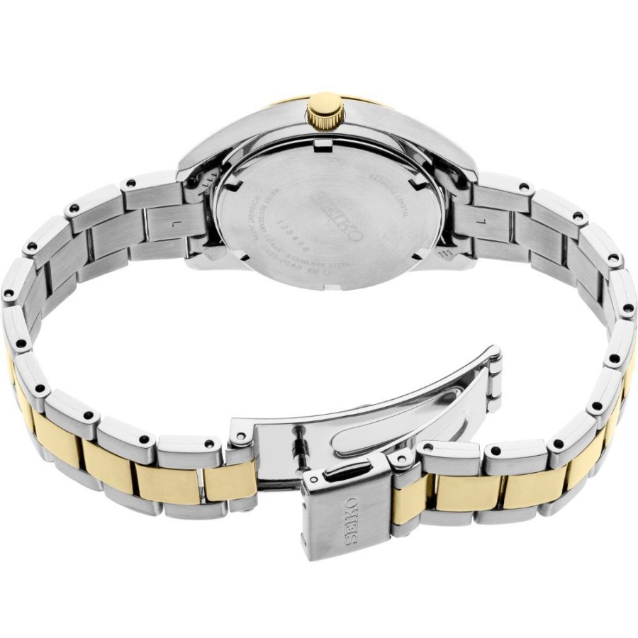 Timepieces Seiko | Seiko Essentials 29Mm Two Tone Quartz Champagne/Steel