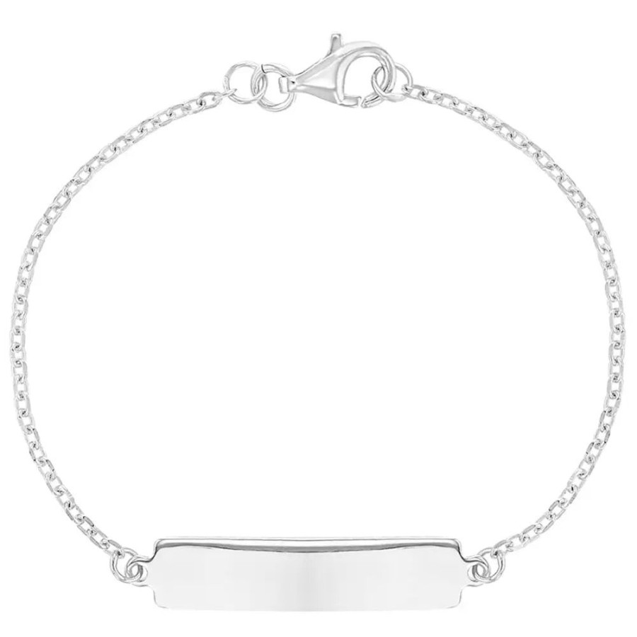 Jewelry Smyth Jewelers | Children'S Sterling Silver 5" Simple Plain Bracelet