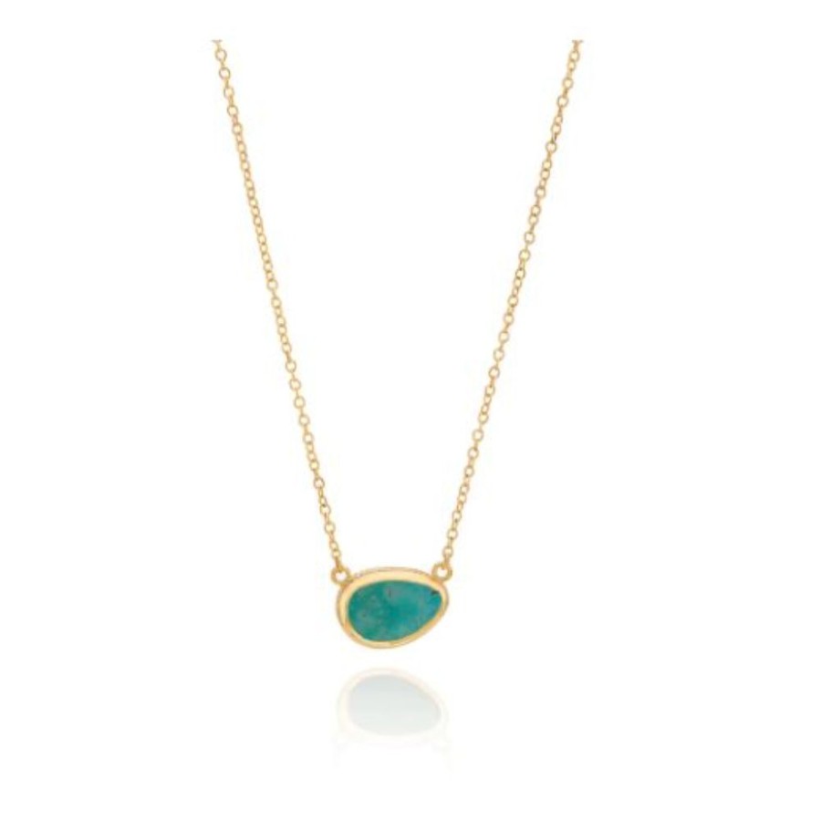 Jewelry Anna Beck | Anna Beck Medium Asymmetrical Turquoise Necklace