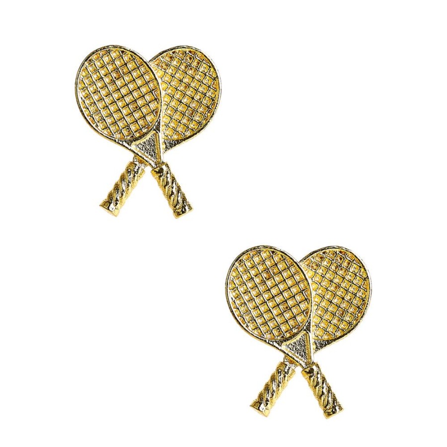 Jewelry Lisi Lerch | Lisi Lerch Double Tennis Racket Stud Earrings