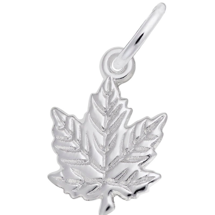 Jewelry Rembrandt | Sterling Silver Maple Leaf Charm