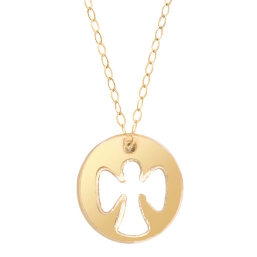 Jewelry enewton | Enewton Egirl Guardian Angel Necklace Gold