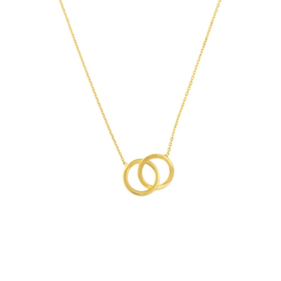 Jewelry Smyth Jewelers | 14K Yellow Gold Interlocked Circles Necklace 18"