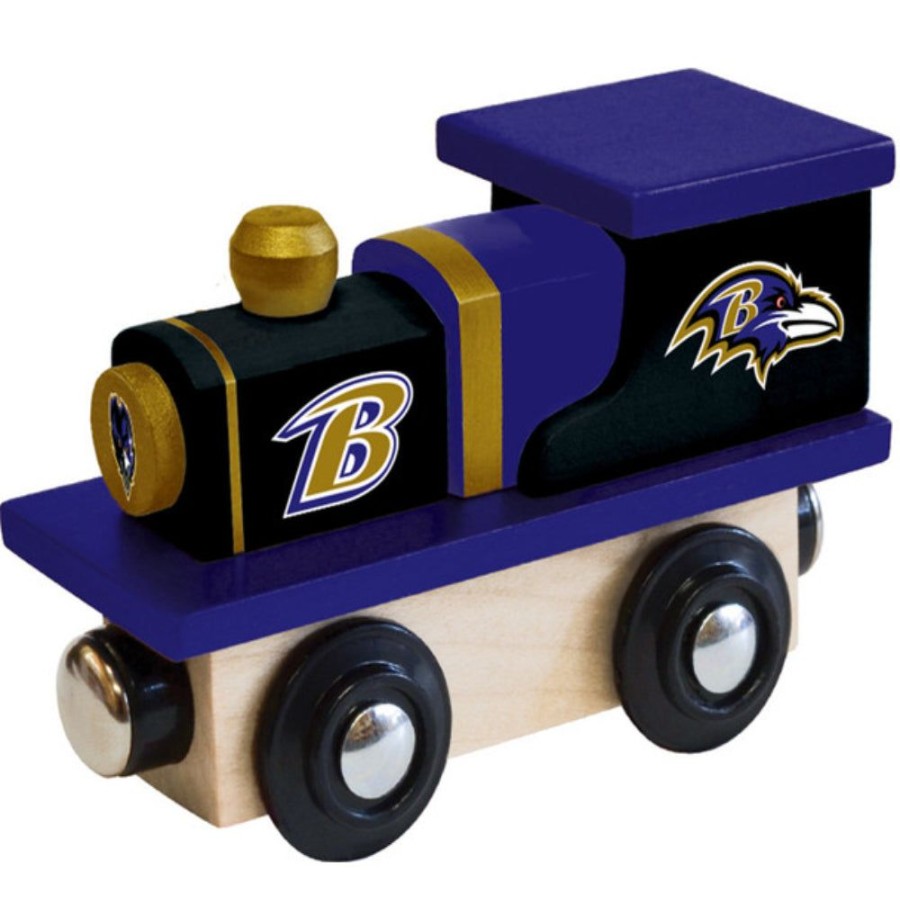 Gifts Smyth Jewelers | Masterpieces Puzzles Baltimore Ravens Nfl Toy Train Engine