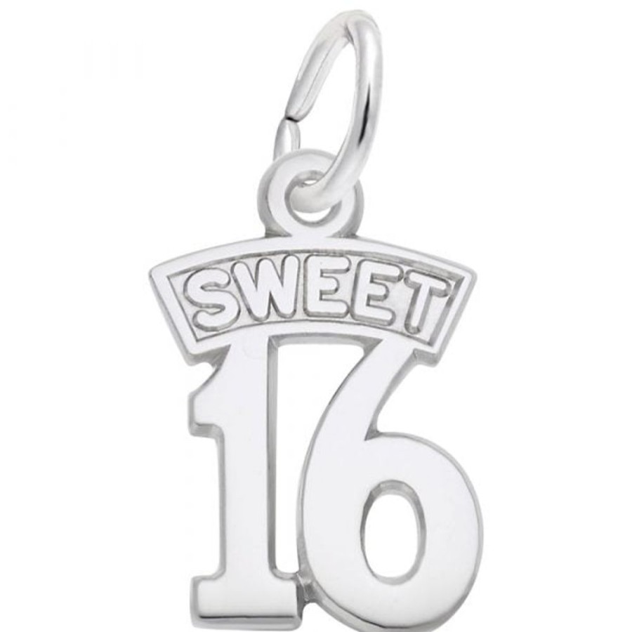 Jewelry Rembrandt | Sterling Silver Sweet 16 Charm