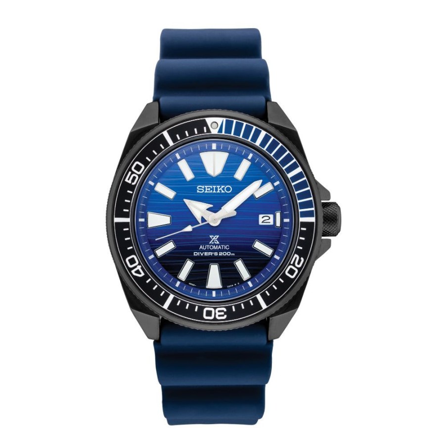 Timepieces Seiko | Seiko Prospex Collection "Save The Ocean" 44Mm Blue Dial Divers Automa