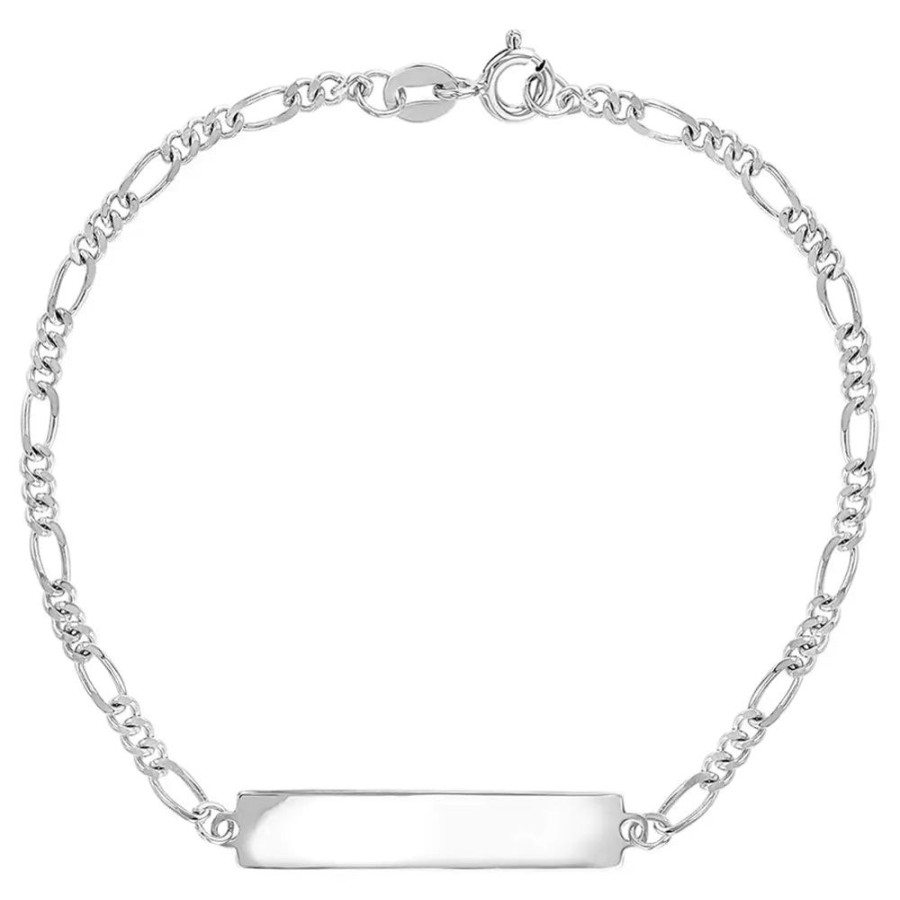 Jewelry Smyth Jewelers | Children'S Sterling Silver Tag Id Bracelet