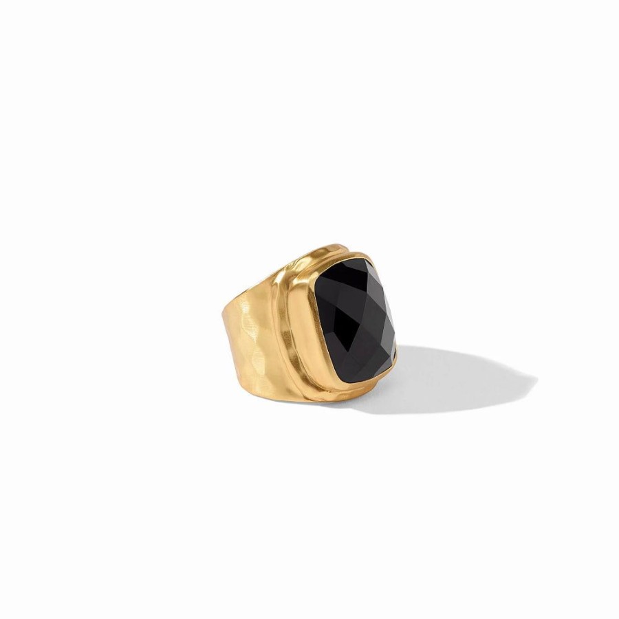 Jewelry Julie Vos | Julie Vos Tudor Statement Ring-Obsidian Black