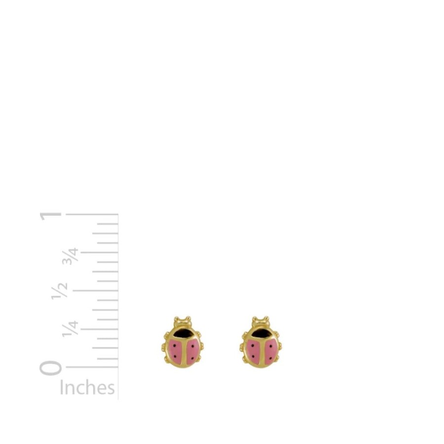 Jewelry Smyth Jewelers | 14Y Children'S Ladybug Stud Earrings