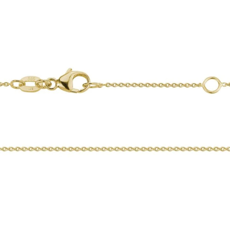 Jewelry Smyth Jewelers | 14K Yellow Gold Cable Chain 18-20"