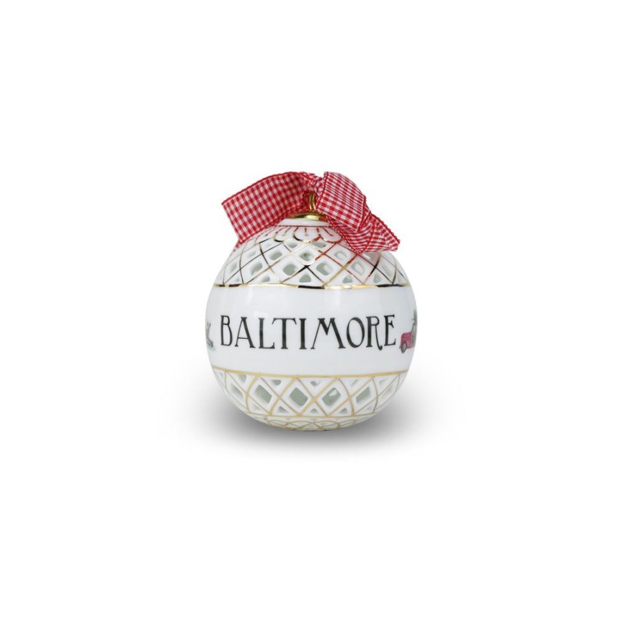 Gifts Dishique | Dishique Baltimore Christmas Icon Ornament