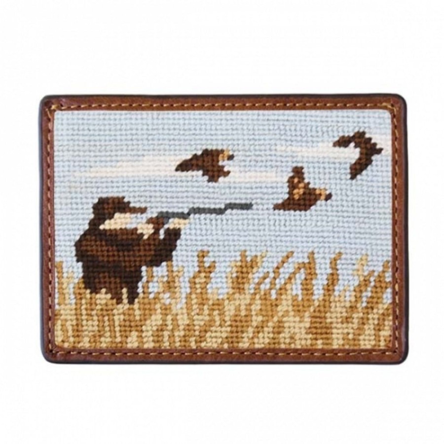 Gifts Smathers u0026 Branson | Smathers & Branson Upland Shoot Needlepoint Credit Card Wallet