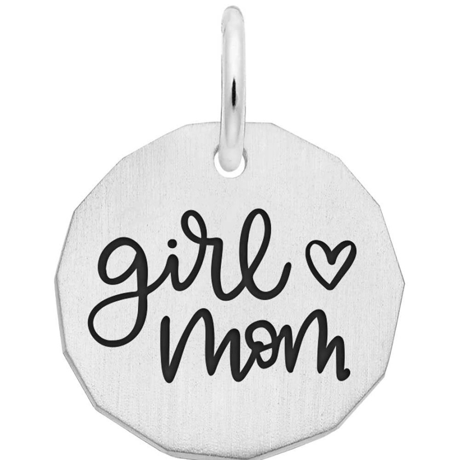 Jewelry Rembrandt | Sterling Silver Girl Mom Charm