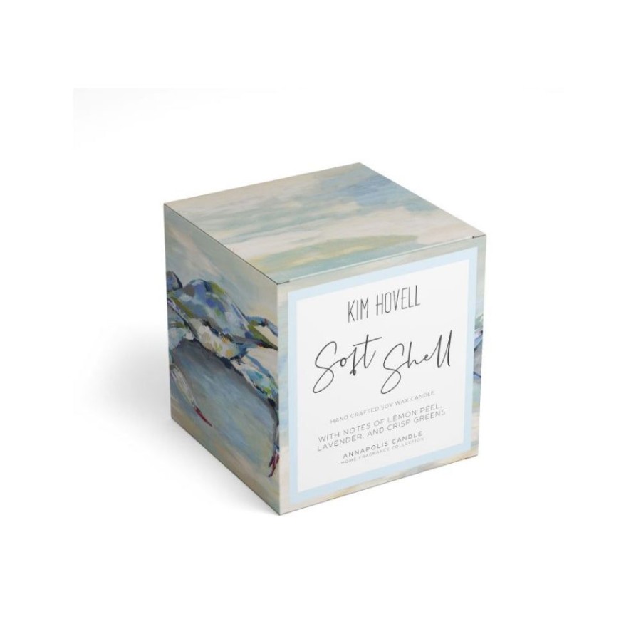 Gifts Annapolis Candle | Annapolis Candle Kim Hovell Soft Shell 8Oz Boxed Candle